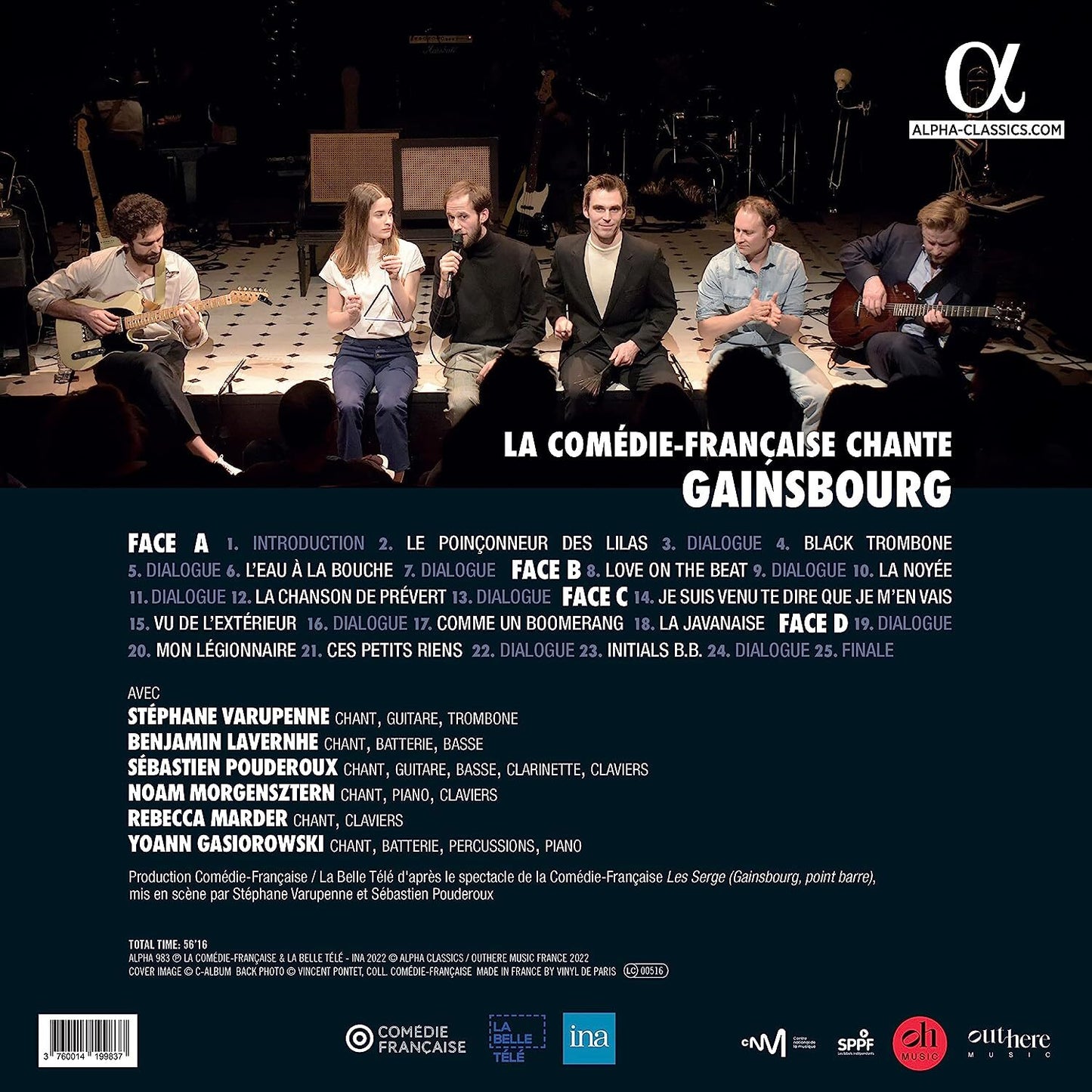 La Comédie-française Chante Gainsbourg