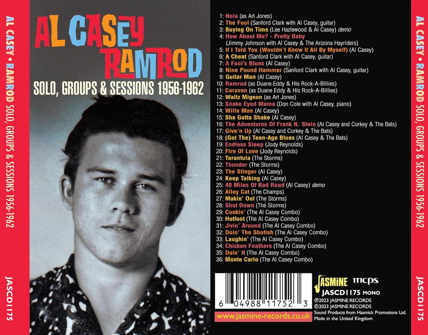 Ramrod: Solo, Groups & Sessions 1956-1962