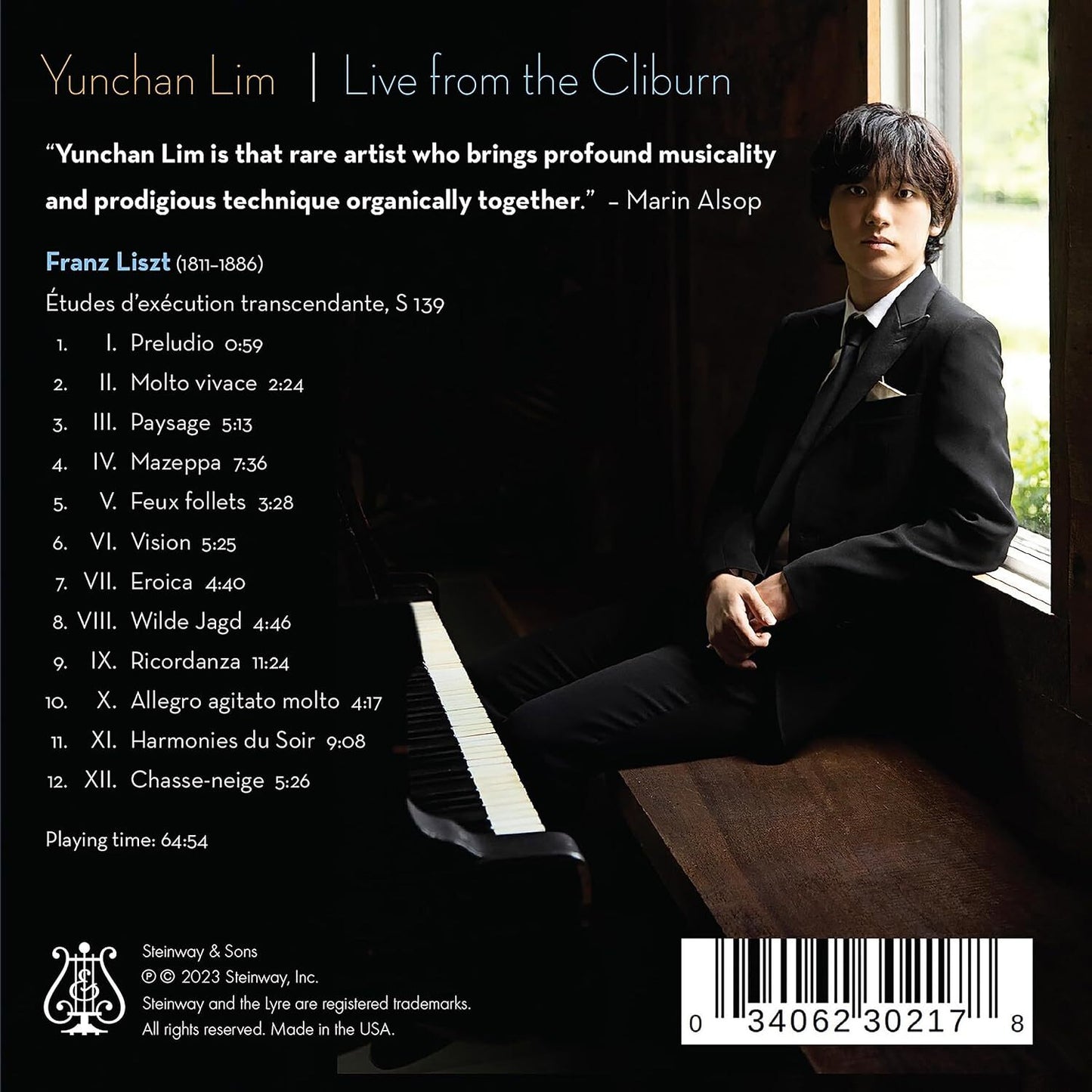 Yunchan Lim: Live from the Cliburn: Liszt: Transcendental Etudes