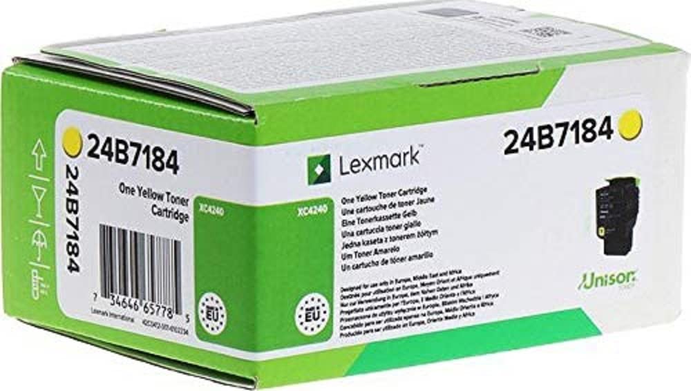 Lexmark - yellow - original - toner cartridge
