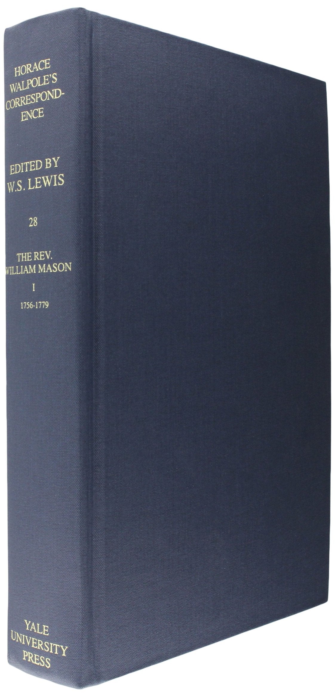 The Yale Editions of Horace Walpole's Correspondence, Volume 28