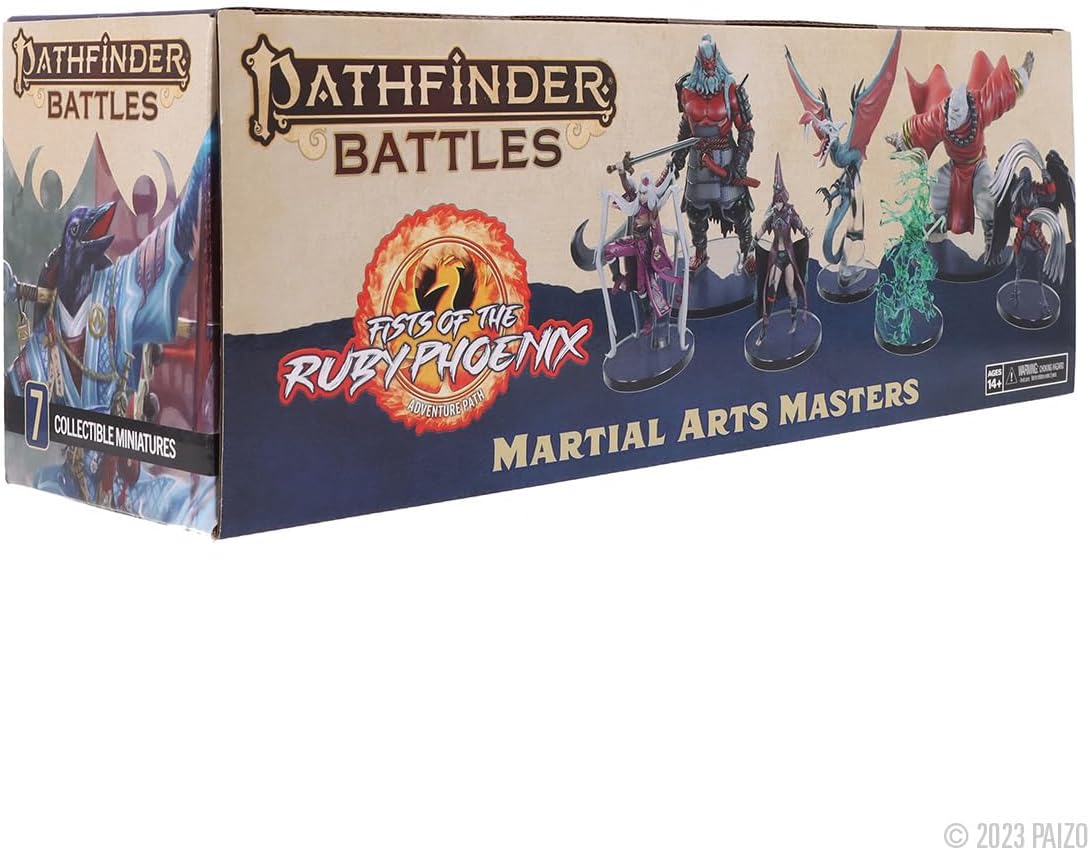 WizKids Pathfinder Battles: Fists of The Ruby Phoenix - Martial Arts Masters Boxed Set