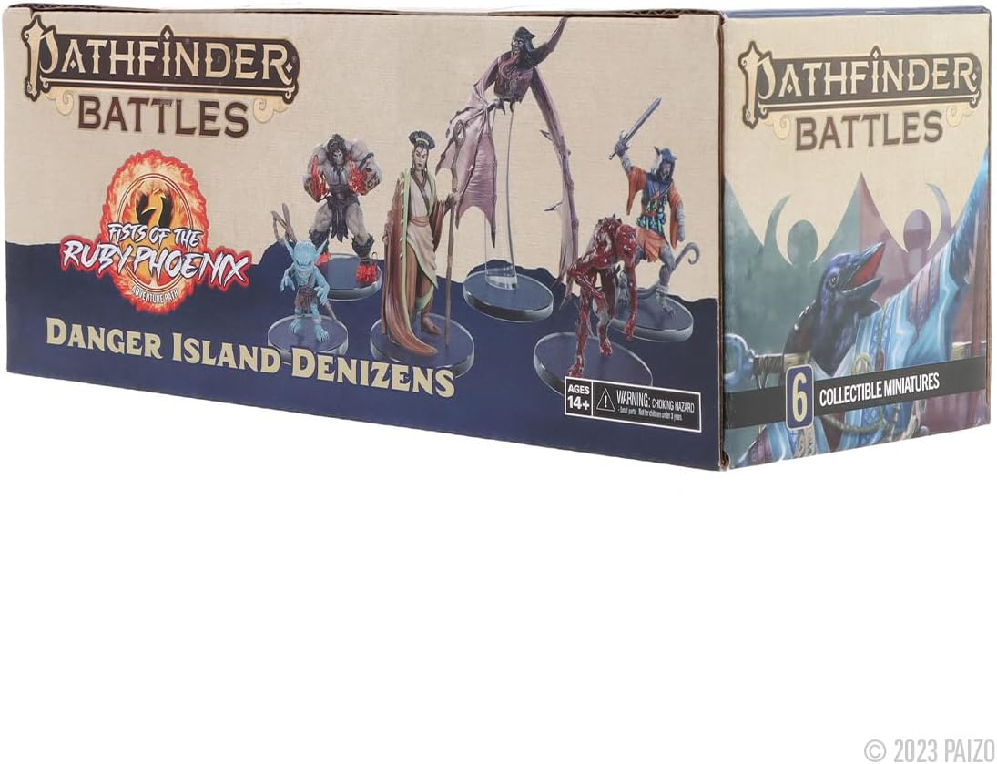 Wizkids Pathfinder Battles Miniatures Fists of The Ruby Phoenix - Danger Island Denizens