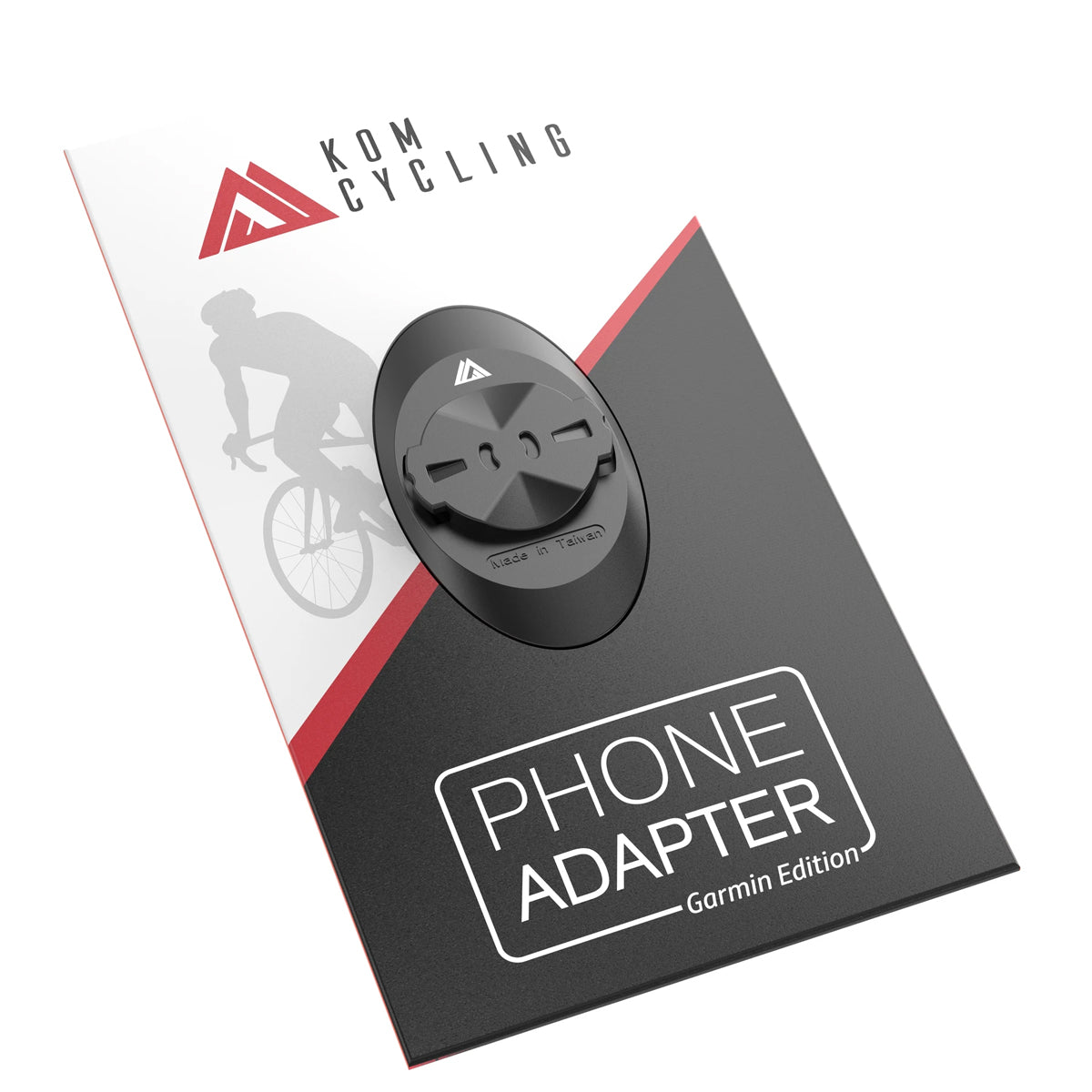 KOM Cycling Universal Phone Adapter Attach Your Smartphone to Any Garmin Bike Mount - for use with Garmin Phone Mount Adhesive Adapter