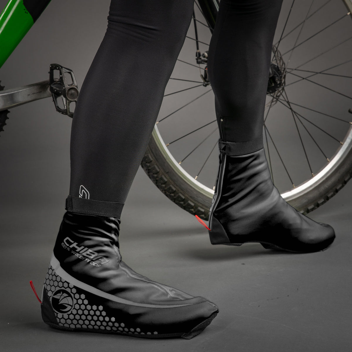 Chiba Race Winter Fahrrad Überschuhe schwarz 2024: Größe: XXXL (47-48