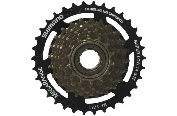 Shimano MF-TZ500 7-speed multiple freewheel, 14-34 tooth