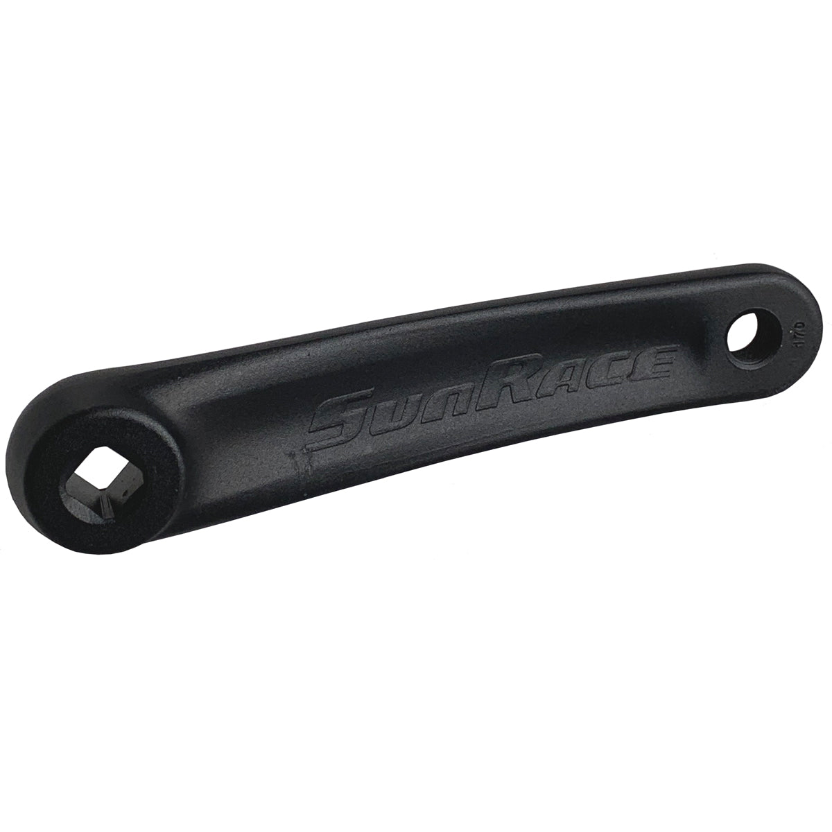 SUN RACE Left Connecting Rod, Aluminum, 175 mm, Black