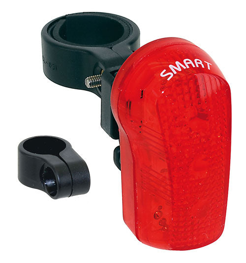 Smart 7 Led Rear Light (Includes 2 x AAA Batteries) - Red