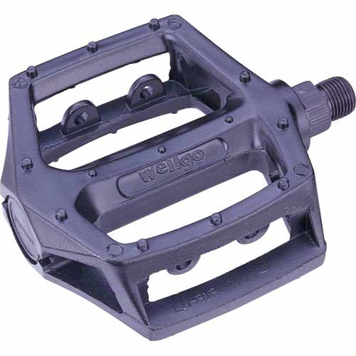 Wellgo B087U - 1/2 inch Alloy Platform BMX/ATB Pedal Black