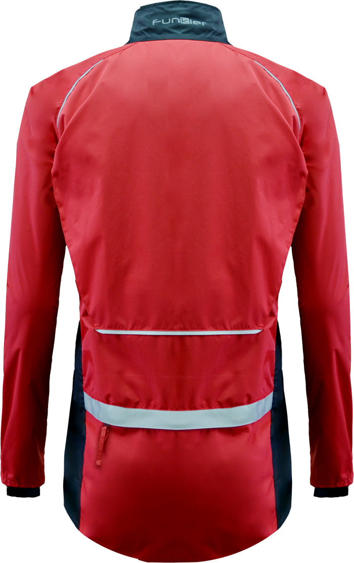 Funkier Attack Pro Kids Waterproof Jacket in Red Small - Age 8 Approx