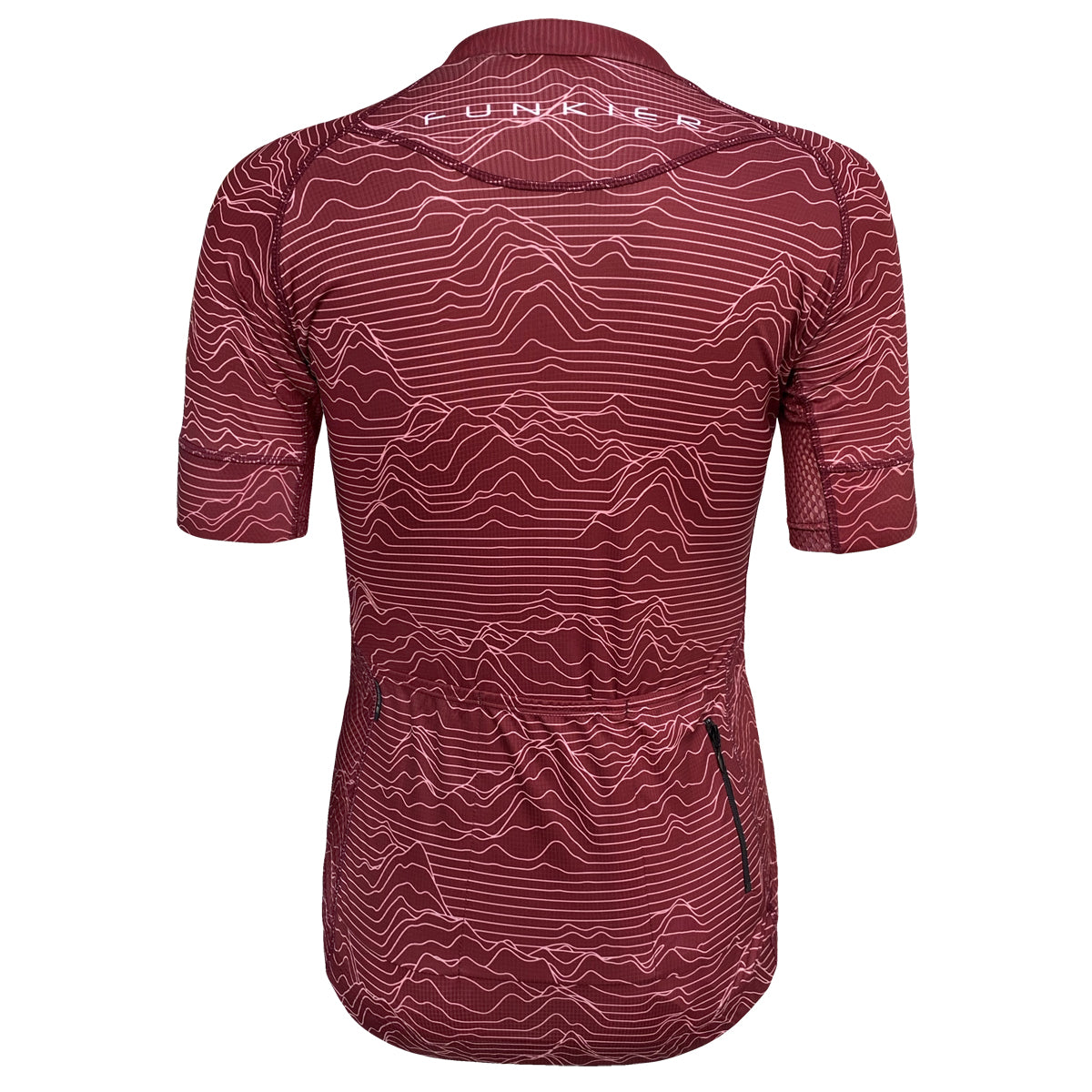 Funkier Arissa Ladies Pro Short Sleeve Jersey in Red - Small