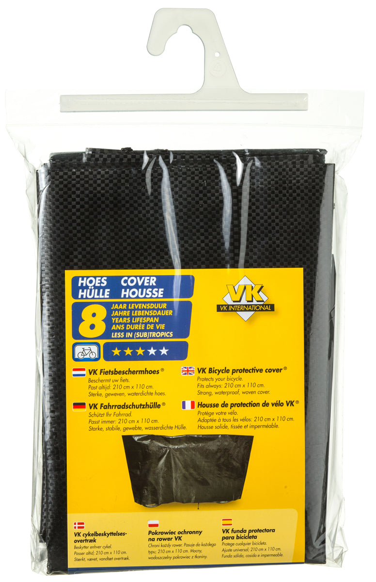 Winora Bicycle Cover-2260050100 Bicycle Cover Black 110 x 210 cm