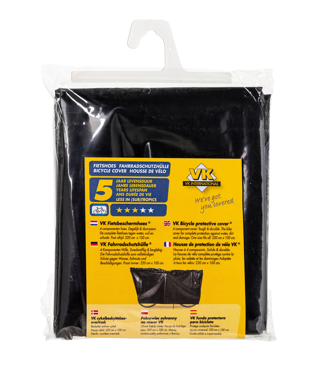 Vk International Unisex – Adult Vk-2260051700 Bicycle Cover, Black, One Size