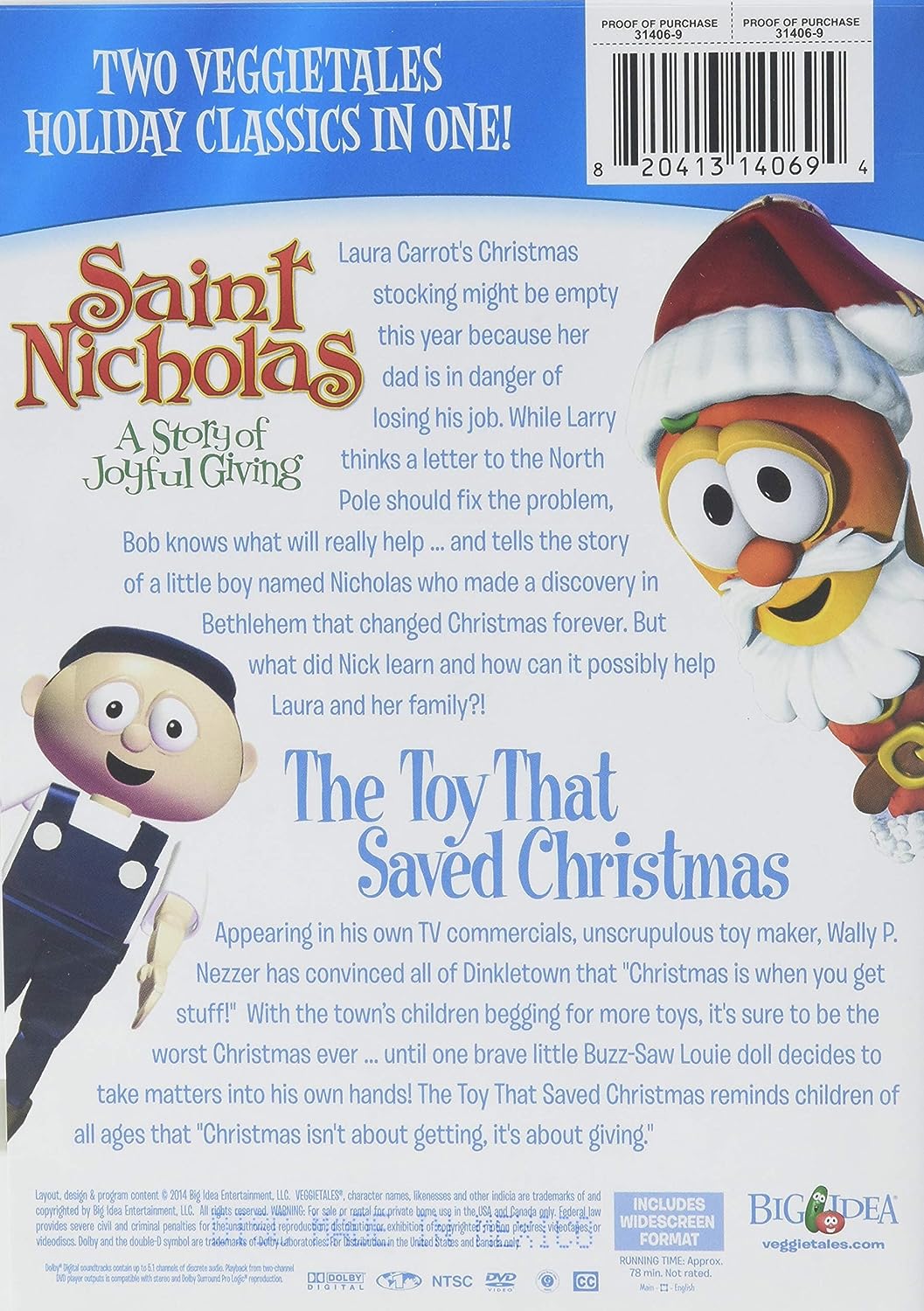 Saint Nicholas/Toy That Saved Christmas (Double Feature)