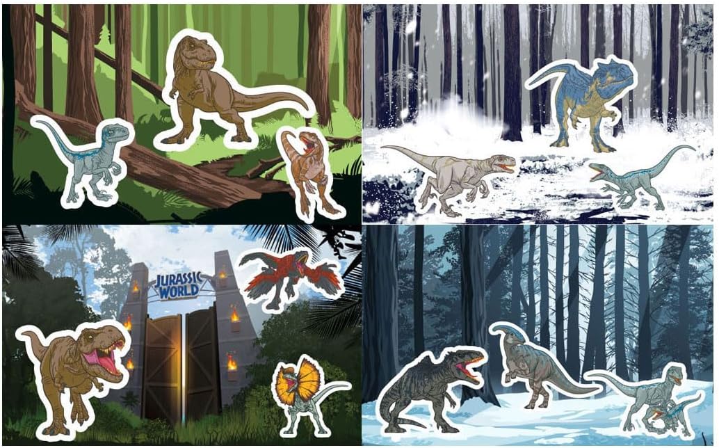 divers - Stickerset Jurassic World