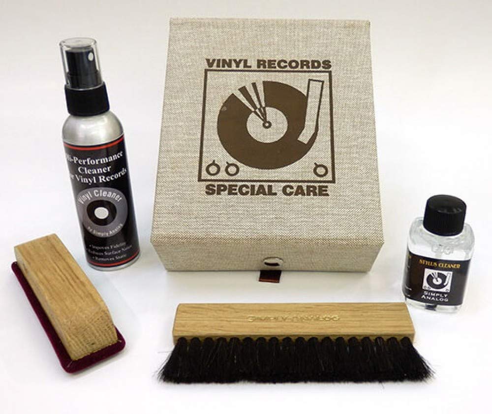 Vinyl Record Cleaning Boxset De Luxe Edition - Brown Linen