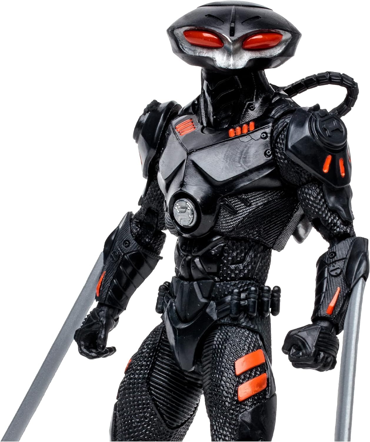 McFarlane Toys DC Direct Page Punchers Black Manta 7-Inch Action Figure - Incredibly Detailed Archenemy with Ultra Articulation, Wrist Swords, Spear, Comic, and Collectible Art Card Classic