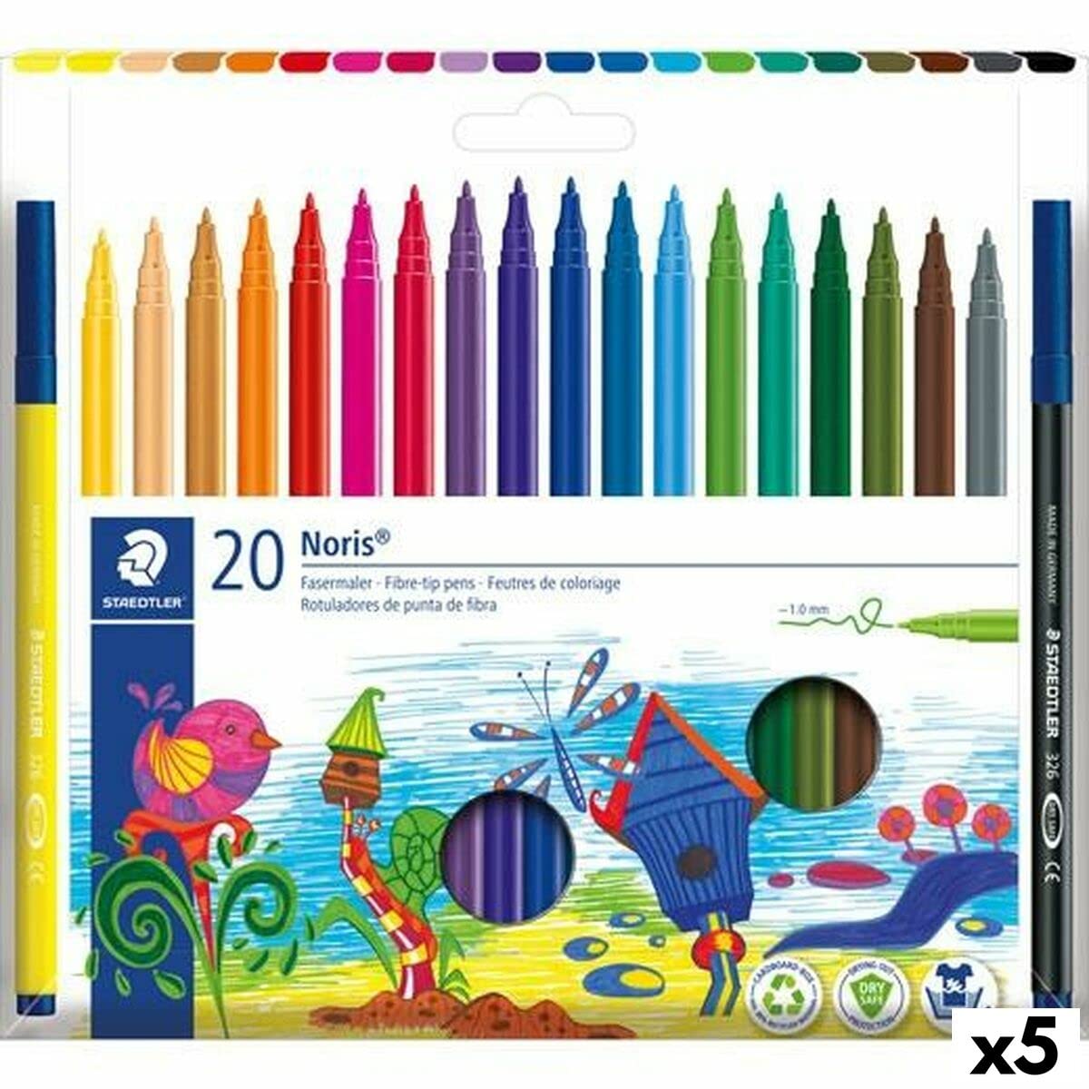 Staedtler - Marker Pen Set, Multicoloured, Standard (S8423388