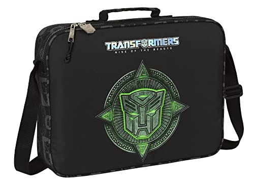 School Satchel Transformers Black 38 X 28 X 6 Cm