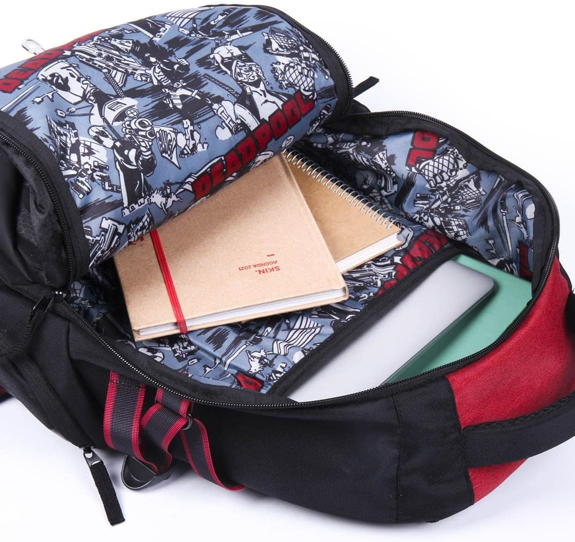 CERDÁ LIFE'S LITTLE MOMENTS Cartable Deadpool Rouge (30 x 46,5 x 13,5 cm)
