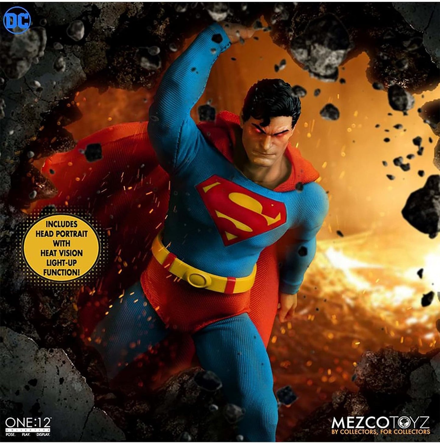 Mezco Superman One:12 DC Comics Man of Steel Detailed Plastic Action Figure Manufacturer