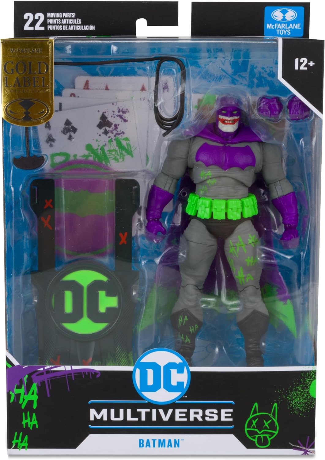 McFarlane Toys DC Multiverse Batman (Dark Knight Return)(Jokerized) (Gold Label) 18cm Figure