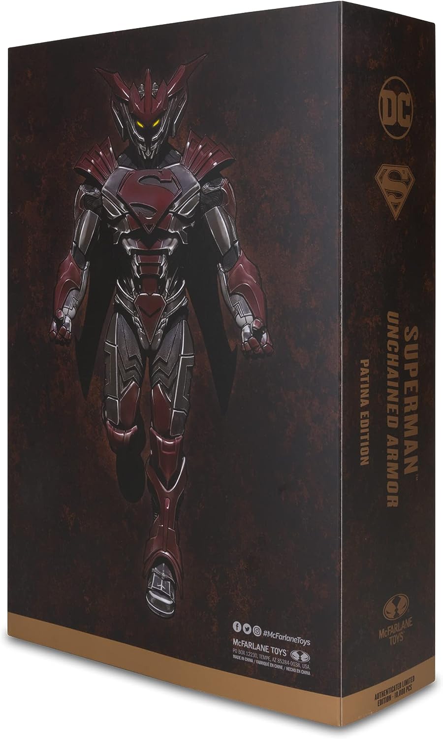 DC Multiverse Superman 7 Inch Action Figure Exclusive - Superman Unchained Armor Patina Edition Gold Label