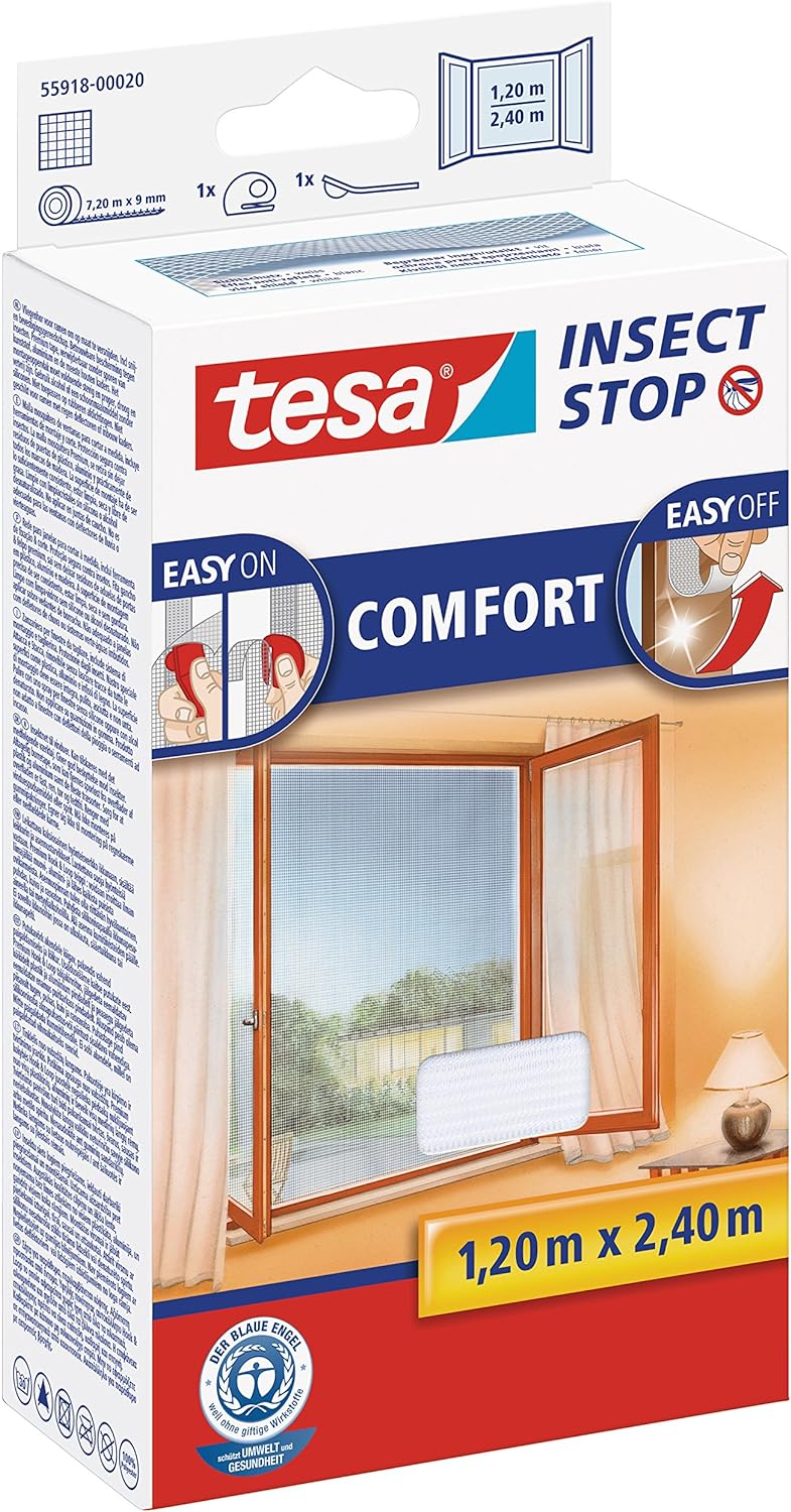 tesa Fliegengitter Insect Stop COMFORT weiB