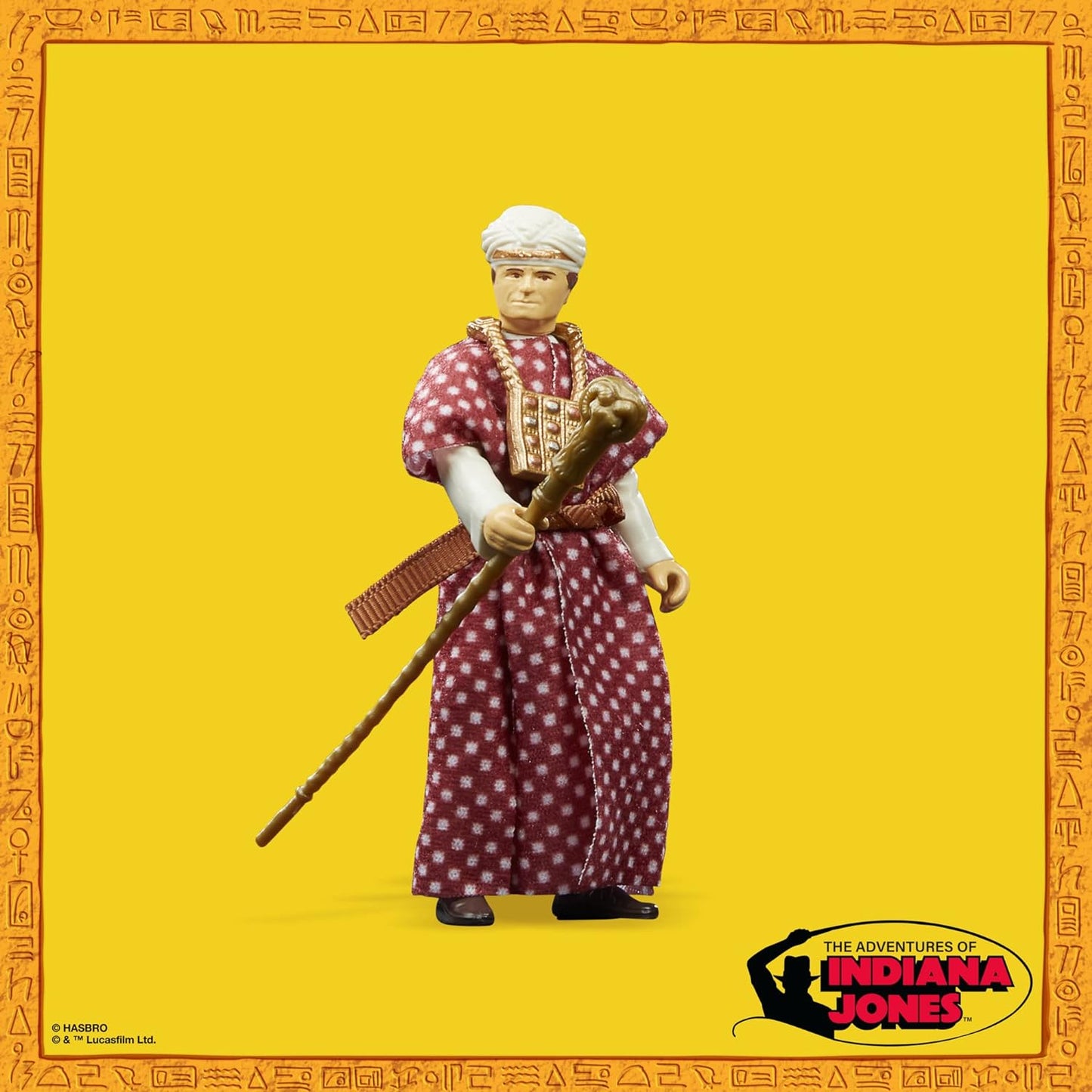 Hasbro Indiana Jones and the Raiders of the Lost Ark Retro Collection Belloq (Ceremonial) 9.5-cm Indiana Jones Action Figures