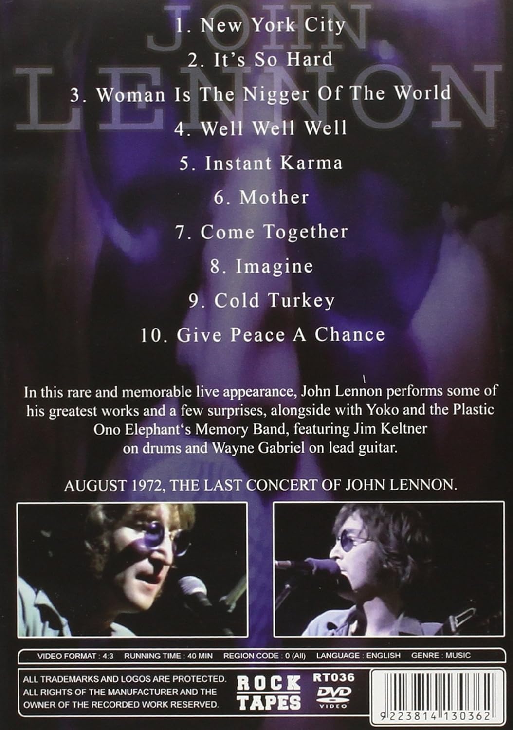 John Lennon - Give Peace a Chance - Live 1972