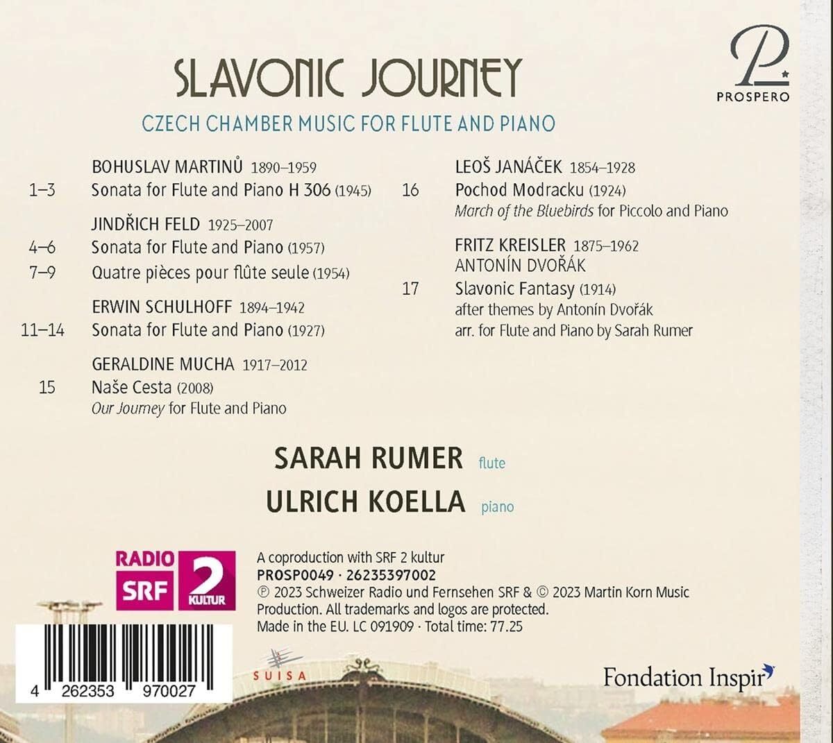 Slavonic Journey: Czech Chamber Music for Flute and Piano
