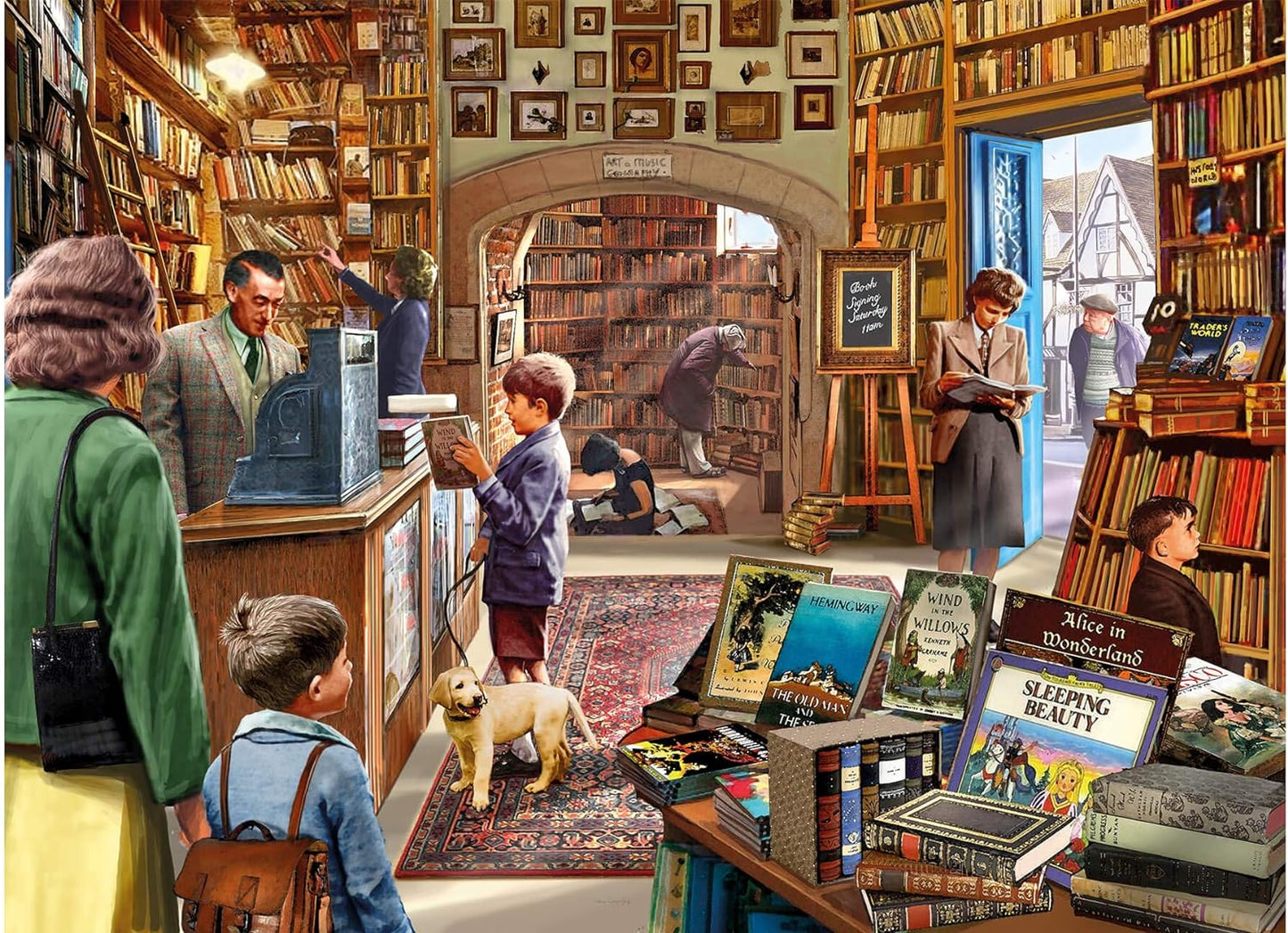 Ye Olde Shoppe K35001 Ye Olde Book Shoppe - Puzzle (1000 Piezas
