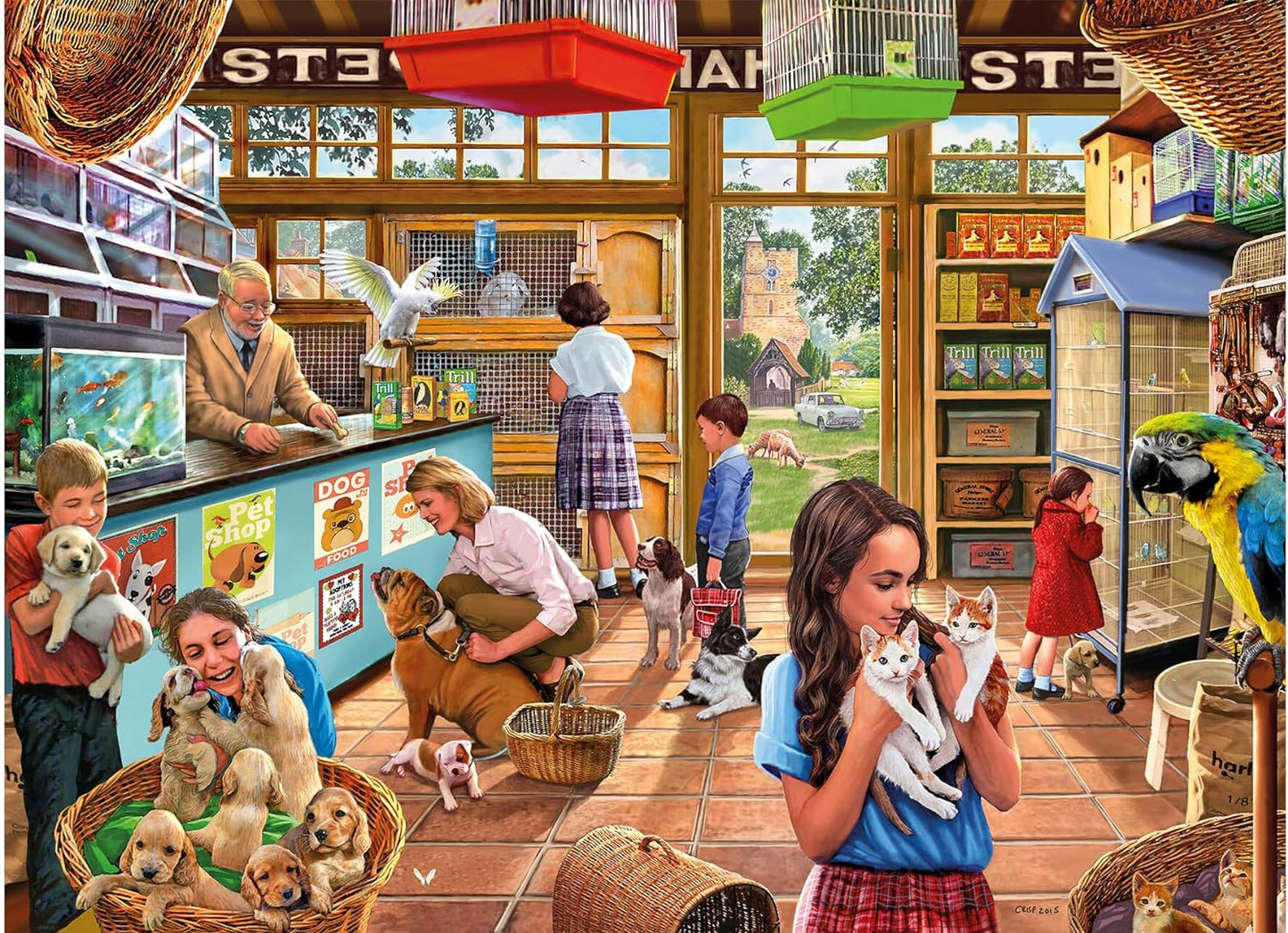 Ye Olde Shoppe K35005 Ye Olde Pet Shoppe - Puzzle (1000 Piezas