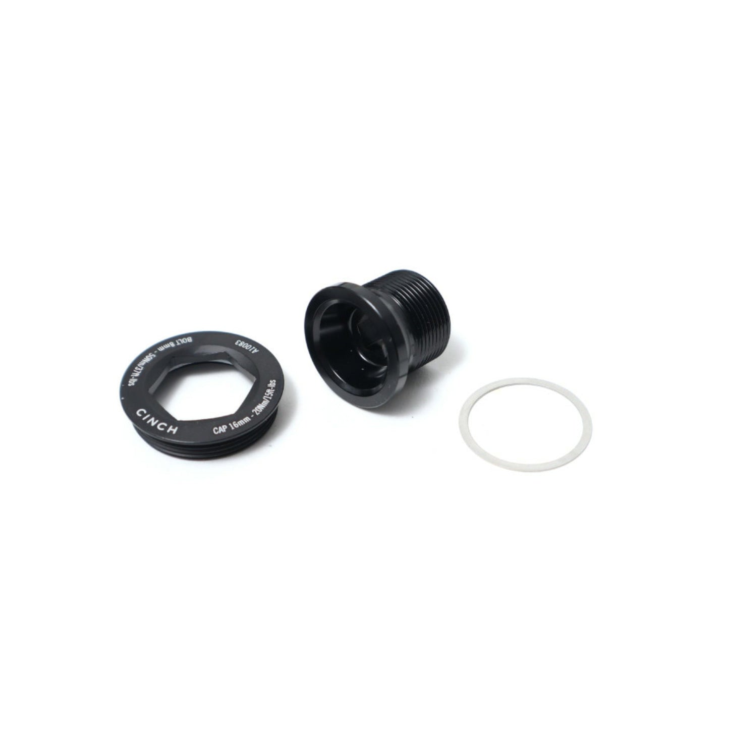 Race Face Cinch Bolt / Puller Cap M18 X 15mm Gloss Black