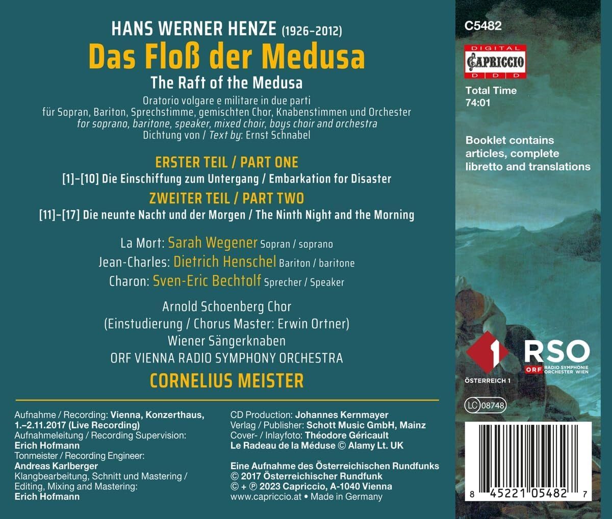 Hans Werner Henze: Das Floß Der Medusa (The Raft of Medusa)