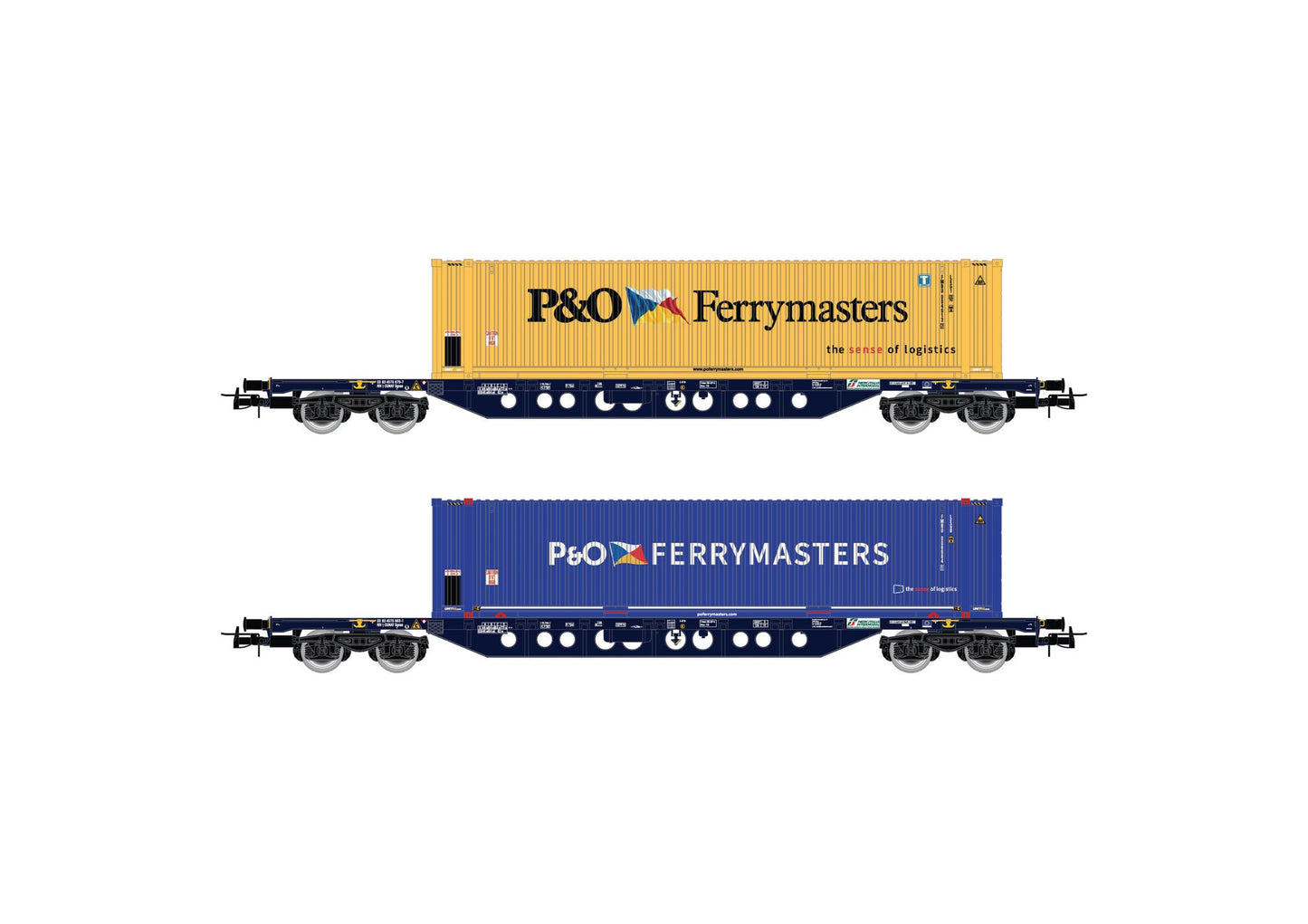Rivarossi HR6614 Hornby Hobbies Freight Rolling Stock-Wagons, Various, 1:87 Scale HO Gauge