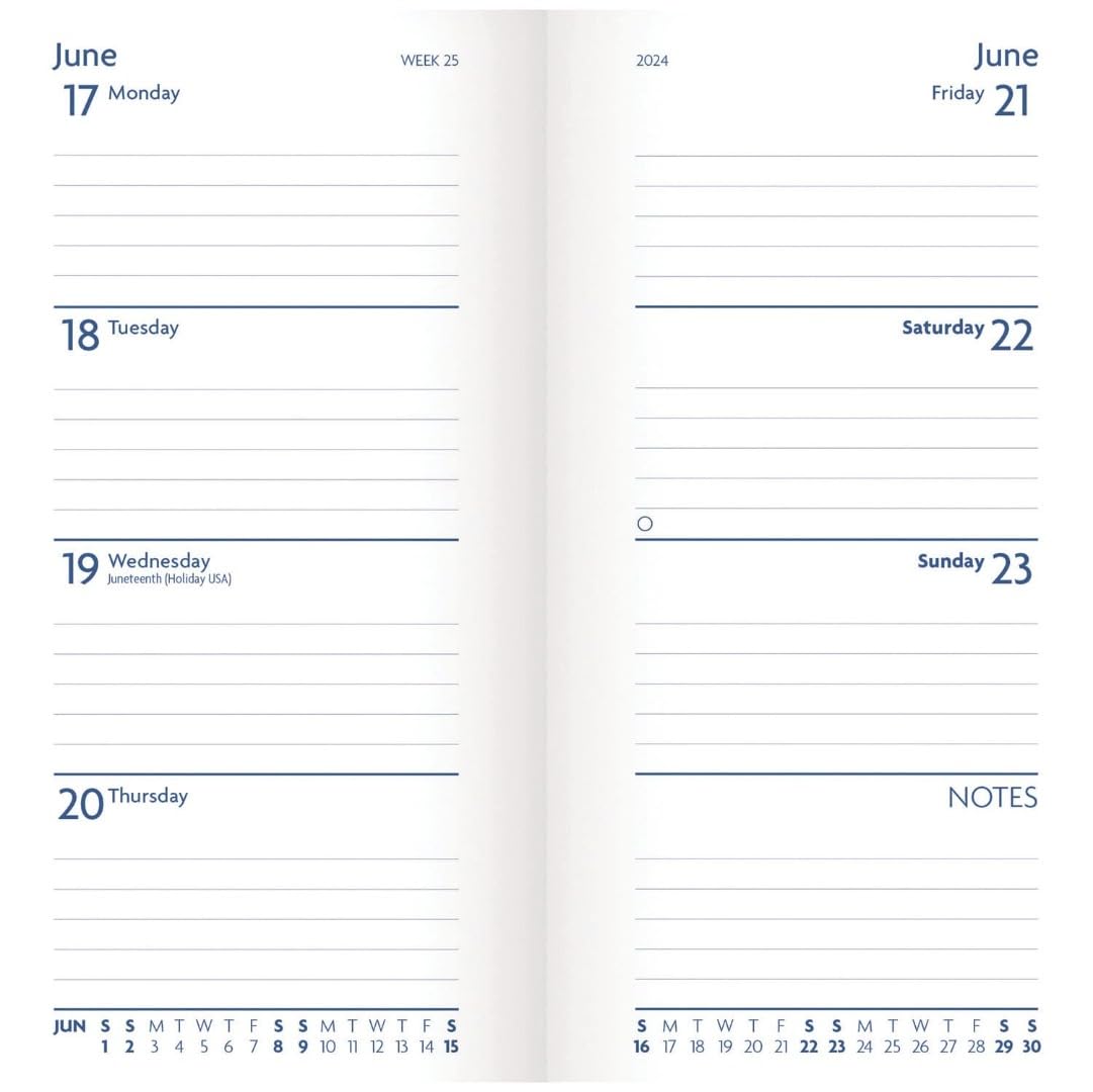 2024 Fashion Diary Floral Bee Slim Diary