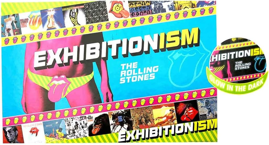 Rolling Stones Exhibitionism Glow In The Dark 500pc Jigsaw Puzzle (ro