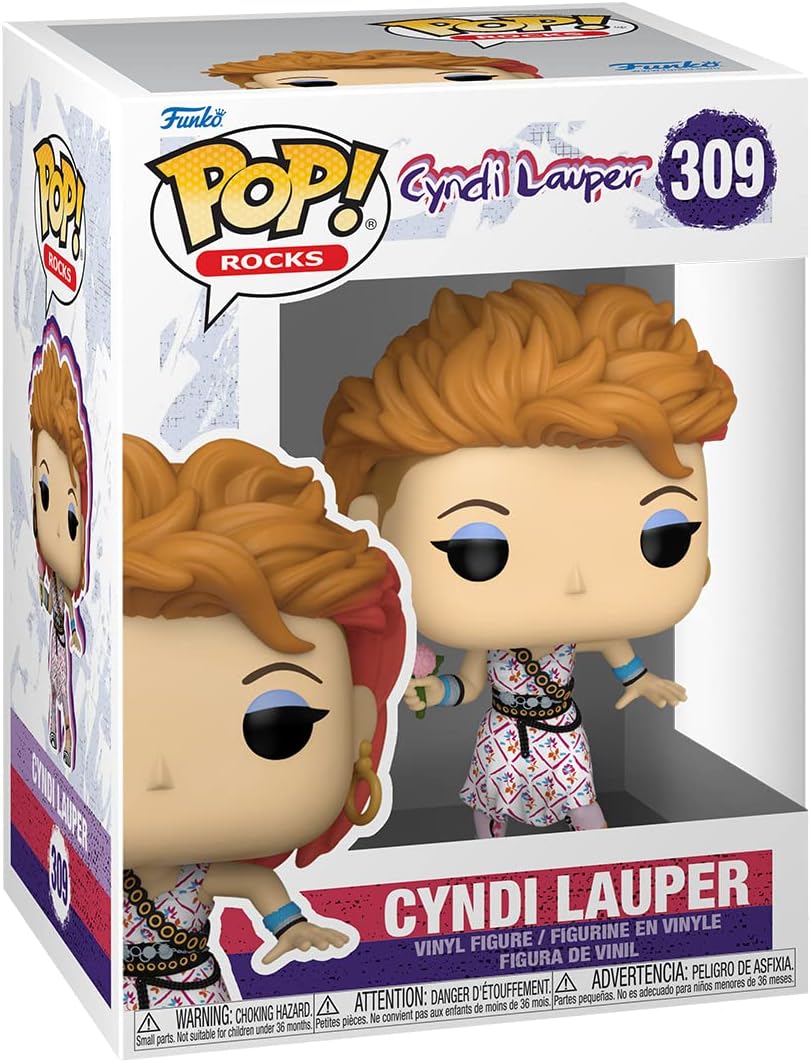 Funko Pop! Rocks: Cyndi Lauper - Figura in Vinile da Collezione - Idea Regalo - Merchandising Ufficiale - Giocattoli per Bambini e Adulti - Music Fans - Figura da Collezione e da Esposizione