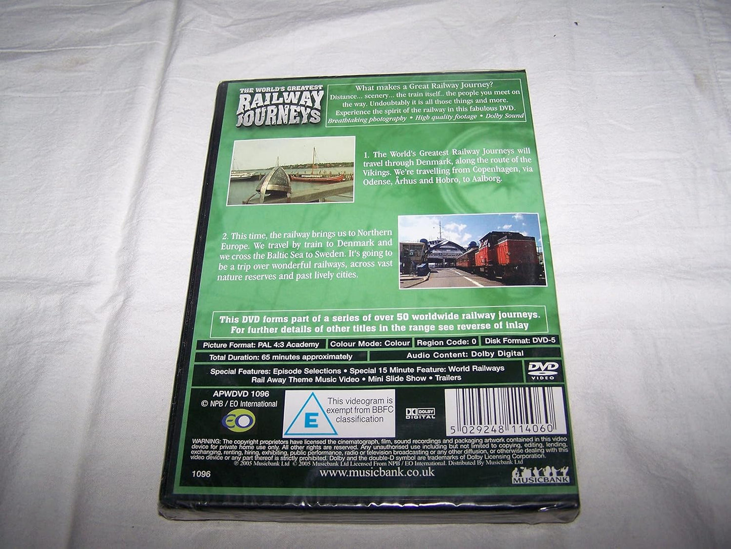 The World's Greatest Railway Journeys - Denmark & Sweden (DVD