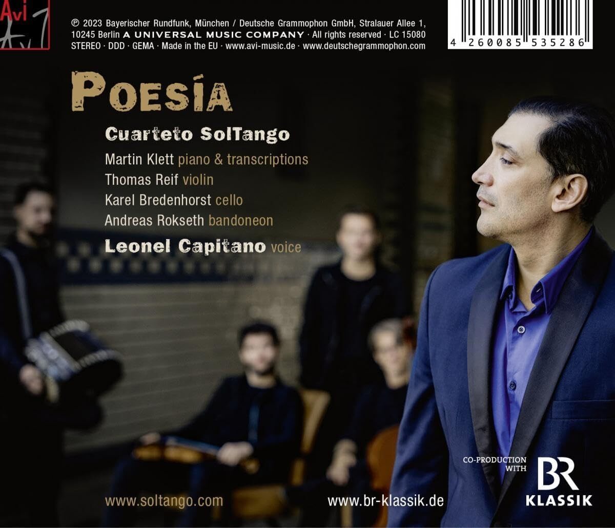 Cuarteto SolTango & Leonel Capitano: Poesía