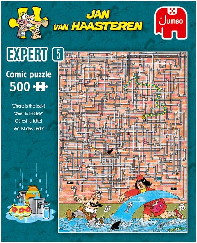 Jan van Haasteren - Jan van Haasteren Legpuzzel Expert 05 Where is the leak? 500