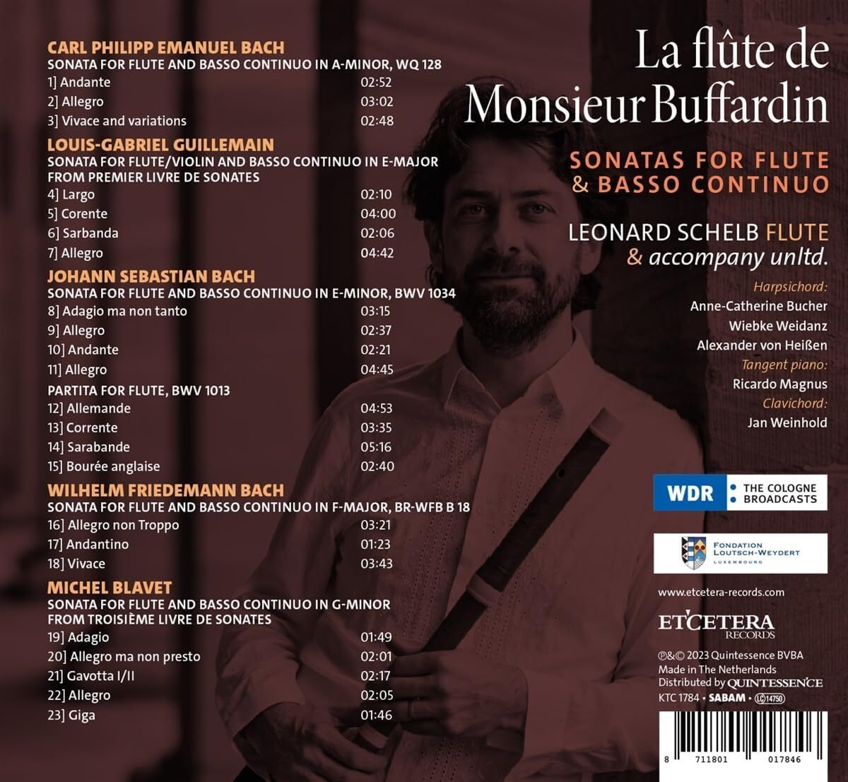 Leonard Schelb: La Flûte De Monsieur Buffardin