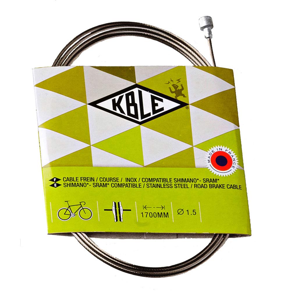 Kable by Transfil Unisex Shimano/Sram Road Inner Brake Cable, Silver, 1700mm UK (Pack of 2