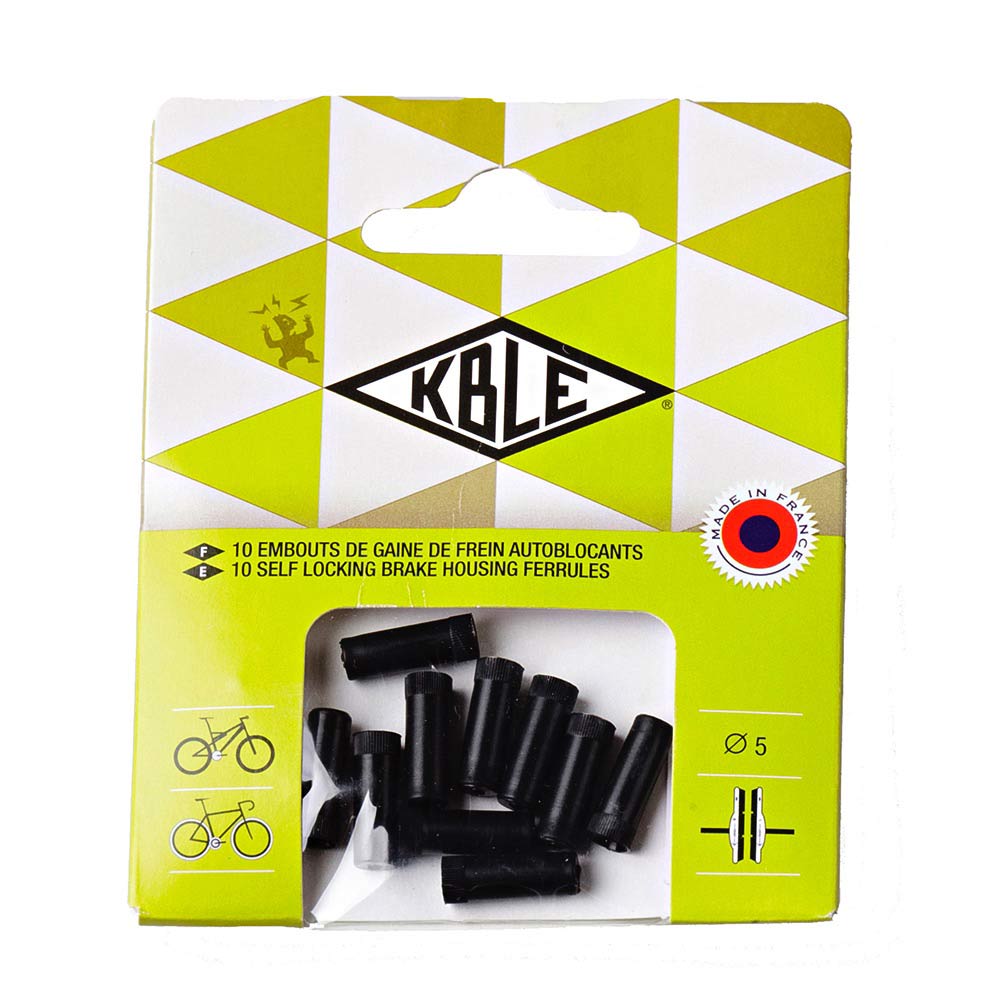 Transfil Self-Locking 5mm Plastic Brake Ferrule 10pcs