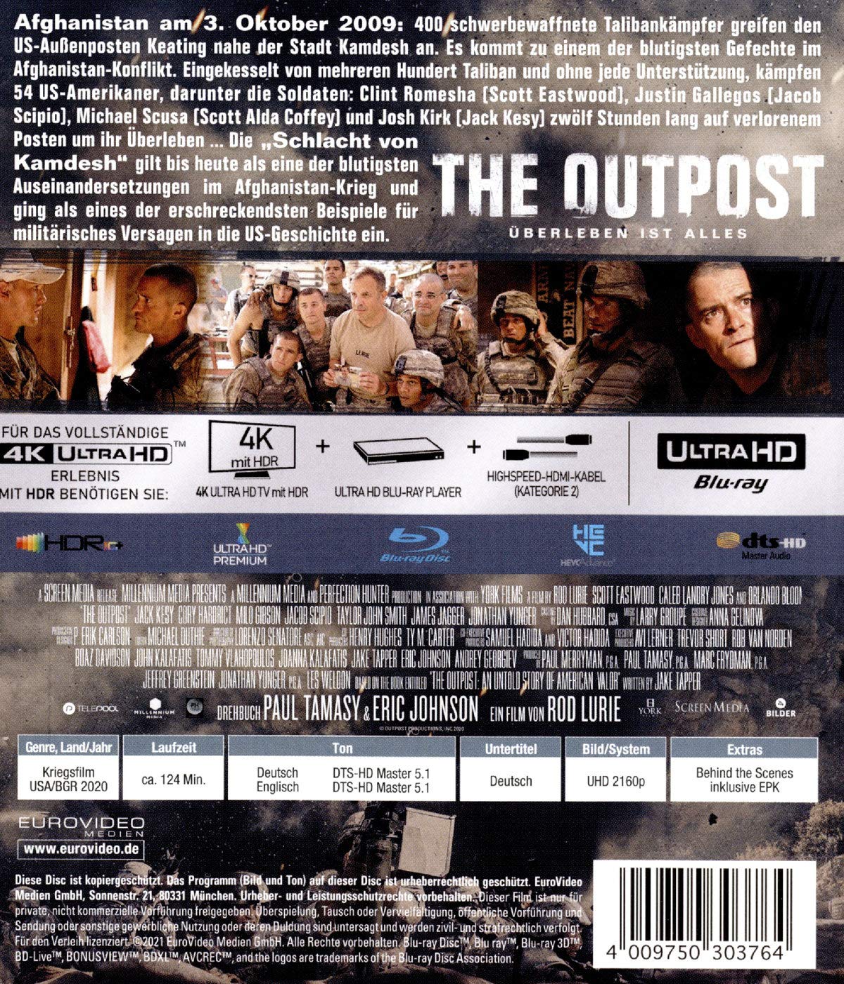 The Outpost - Überleben ist alles (4K Ultra-HD)