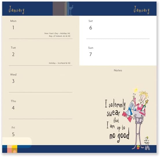 Portico Designs 2024 Born to Shop Slim Diary Week to View