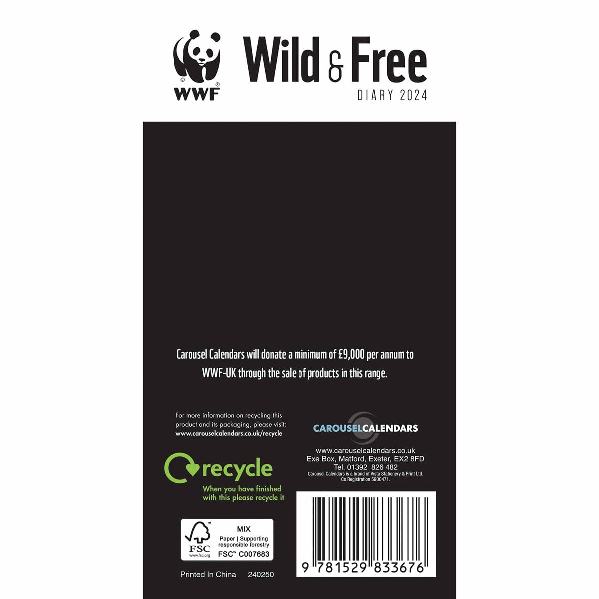 2024 Wwf Wild & Free Slim Diary