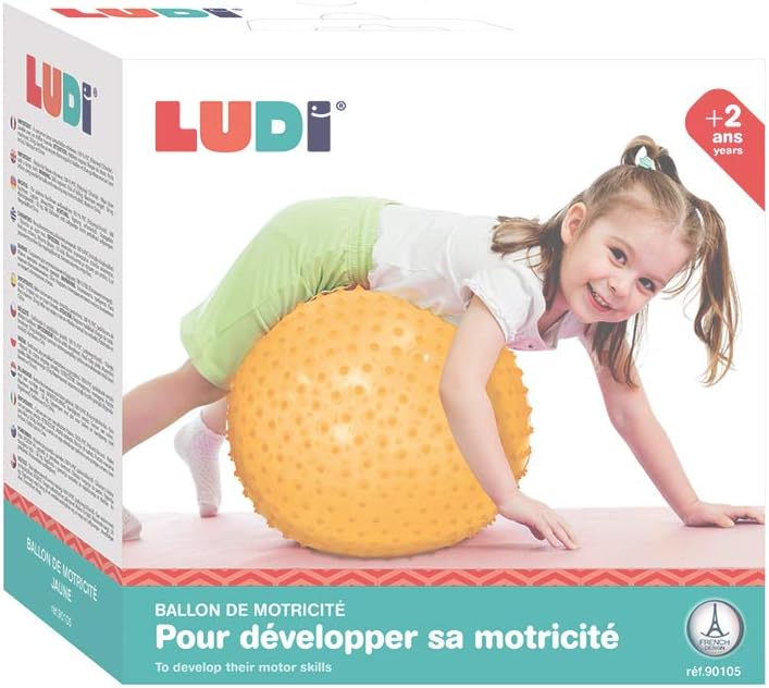 Redify Motor Development Ball Gymnastics and Yoga Ball for Children - Massage Texture with Soft pins - Indoor and Outdoor Babygym | from 2 Years Old