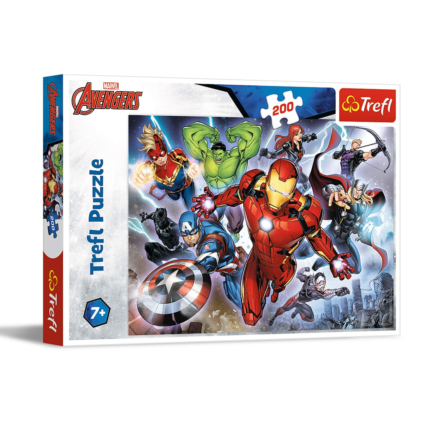 Trefl 13260 Marvel Avengers 200 Teile, für Kinder ab 7 Jahren Puzzle, Multicoloured